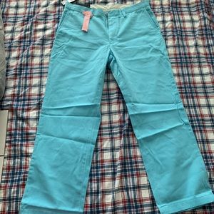 RALPH LAUREN Turquoise Pants 33x27 (tailored) NWT